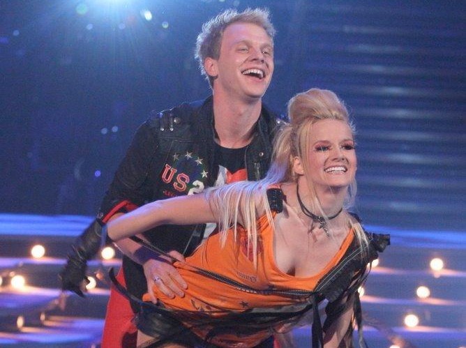 Kazimierz Mazur i Bianka Żebrowska