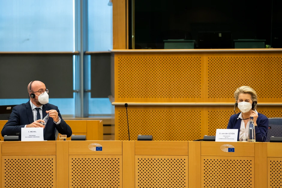 Šarl Mišel i Ursula fon der Lajen