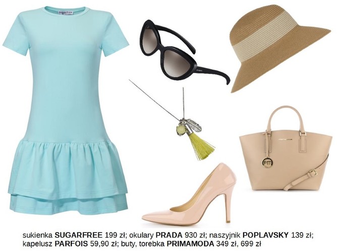 Pastelowe sukienki na lato 2015