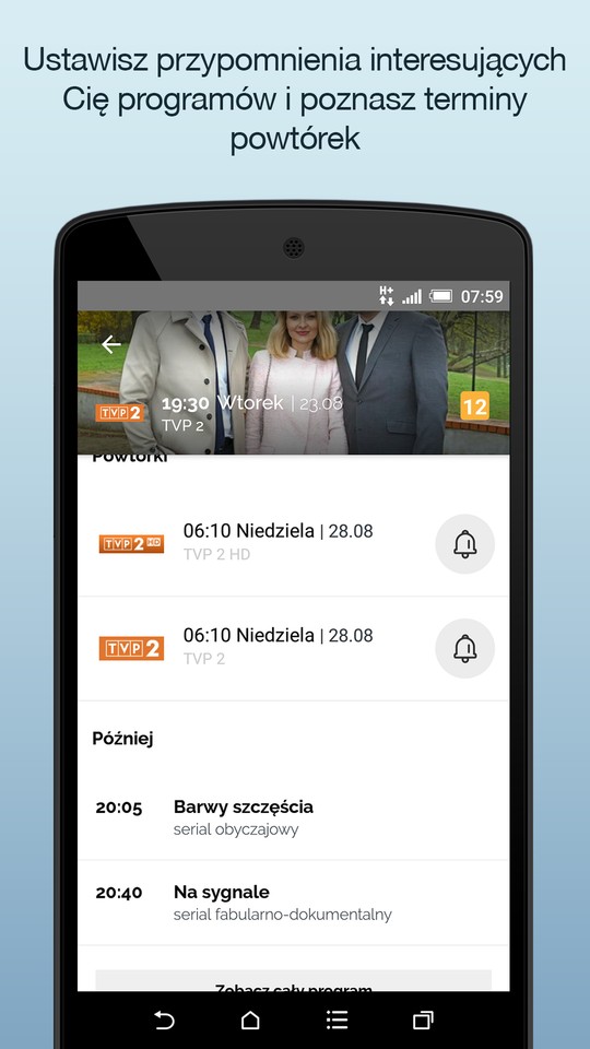 Nowa aplikacja Onet Program TV - pobierz już teraz ze sklepów Google Play i AppStore