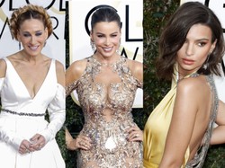 Seksowne gwiazdy w przepięknych kreacjach na czerwonym dywanie Złotych Globów. FOTO