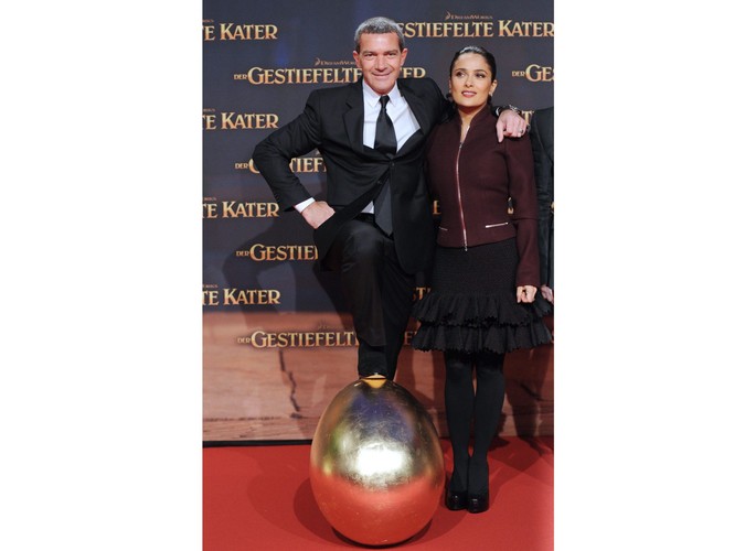 Antonio Banderas i Salma Hayek w Berlinie