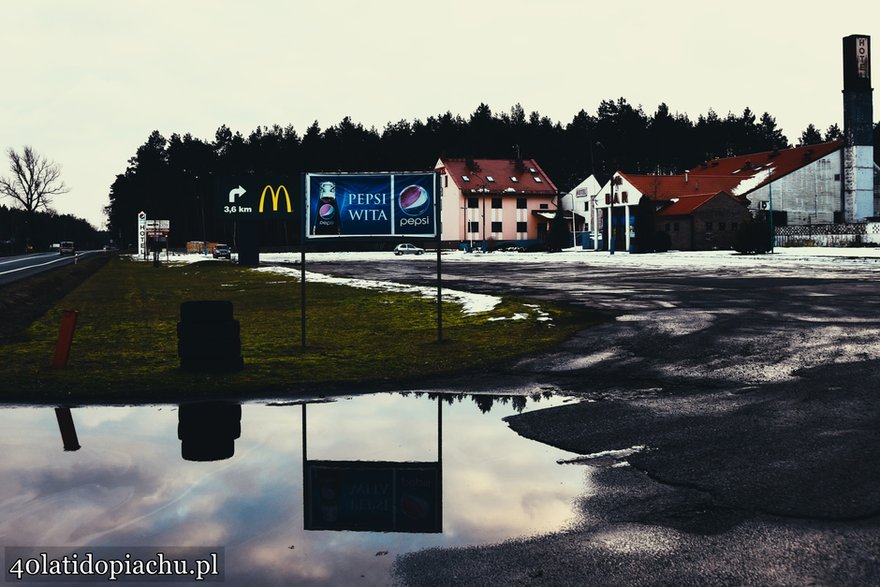 Zamknięte obiekty gastronomiczne i hotelowe przy drodze nr 91