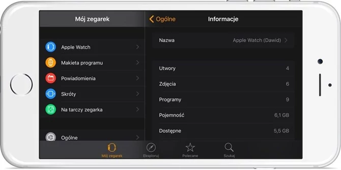 Aplikacja Watch pozwala w wygodny sposób zarządzać zegarkiem Apple Watch