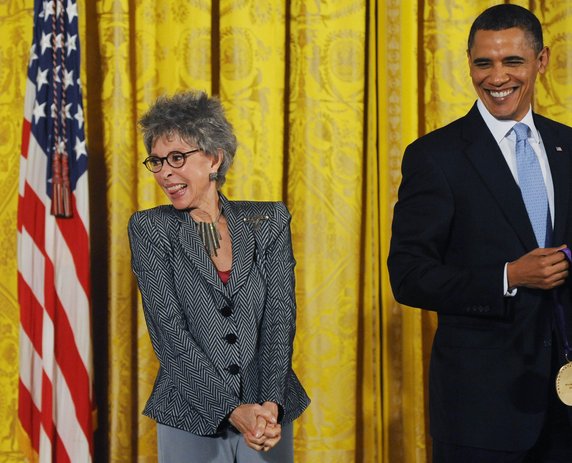 Rita Moreno i Barack Obama w 2010 r.