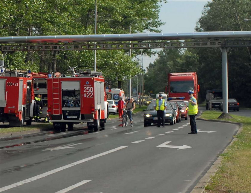 Wyciekł chlor, pięć osób w szpitalu