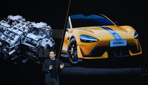 Xiaomi CEO Lei Jun said in an X post on Tuesday that the company had produced 100,000 Xiaomi SU7 electric vehicles in 230 days.Luna Lin/AFP via Getty Images