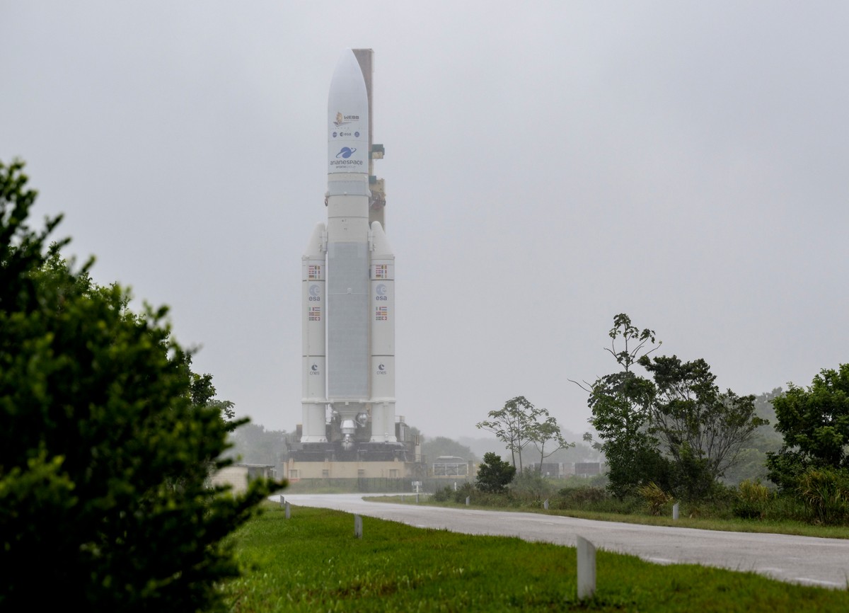 Ariane 5 z teleskopem Webba