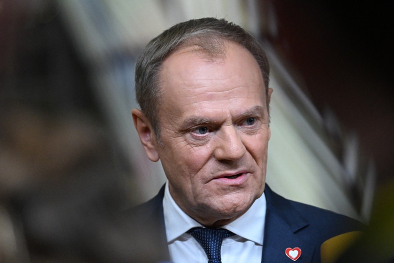 Premier Polski Donald Tusk na szczycie UE-Bałkany Zachodnie w Brukseli, 13 grudnia 2023 r.