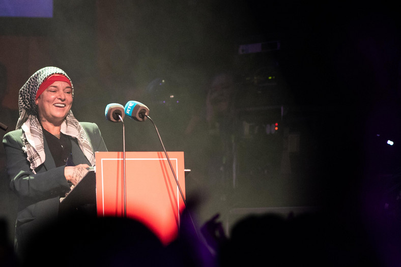 Sinead O'Connor podczas gali RTÉ Choice Music Prize (2023 r.)