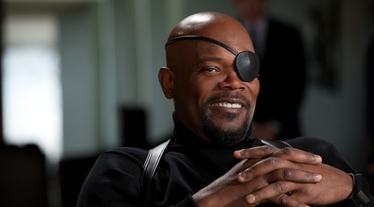 Samuel L. Jackson Nick Fury szerepében.