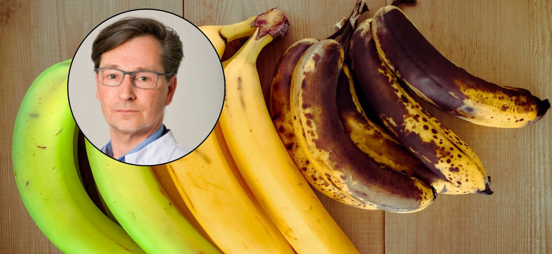 Bananowe dylematy — żółty czy brązowy? Ekspert obala mit: odradzam