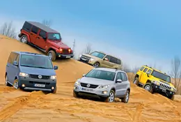 Hummer kontra Volkswagen Tiguan, VW Multivan, Mitsubishi Pajero i Jeep Wrangler: Porównanie terenówek za 200 000 zł