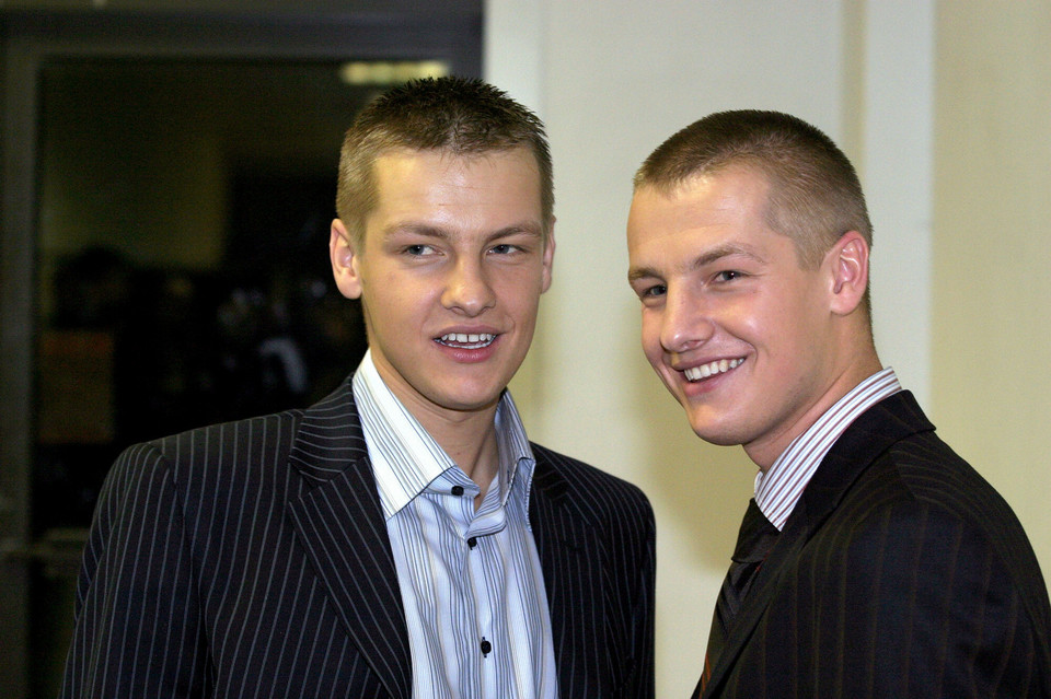 Marcin i Rafał Mroczek w 2003 r. 