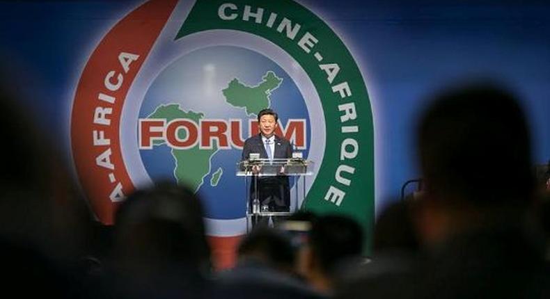 Xi Jinping, President of the People's Republic of China during the China-Africa corporation summit 