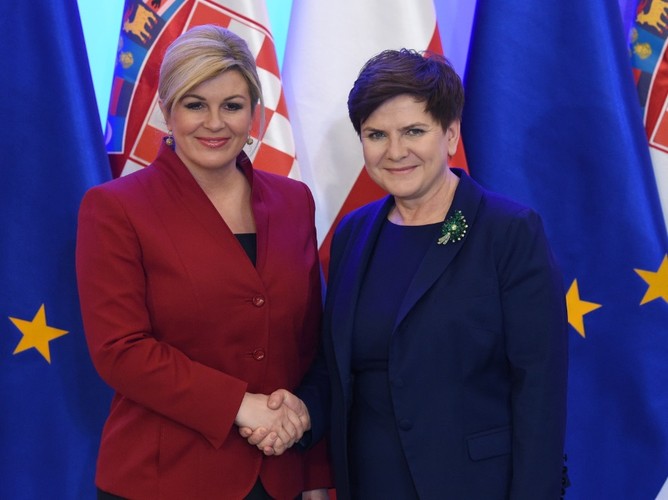 Kolinda Grabar-Kitarović i Beata Szydło