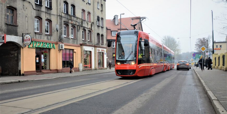 Zmodernizowane torowisko tramwajowe