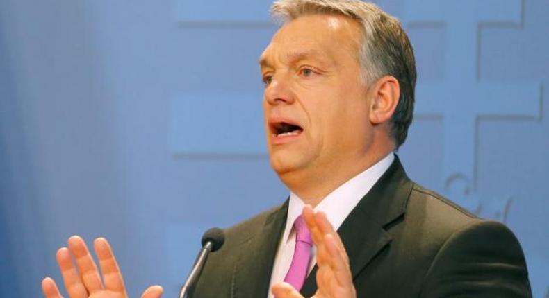 Hungary PM flags veto of any EU sanctions against Poland