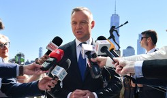 Spór o eksport zboża, prezydent Duda użył obrazowego porównania. Z Zełenskim się nie spotkał