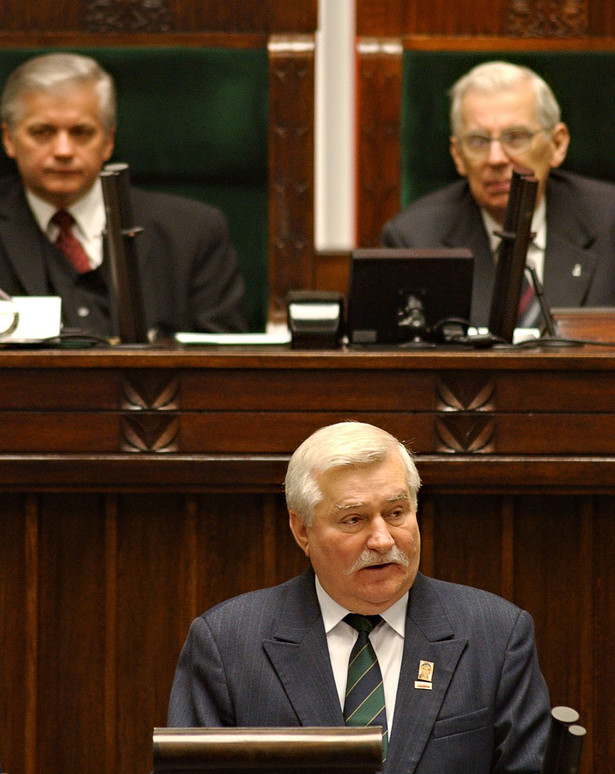 Były prezydent w Sejmie