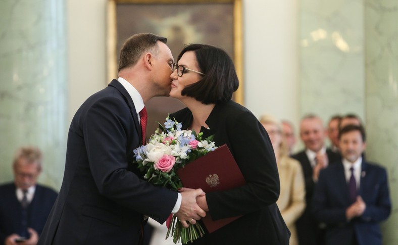 Andrzej Duda i Małgorzata Sadurska w 2017 r.