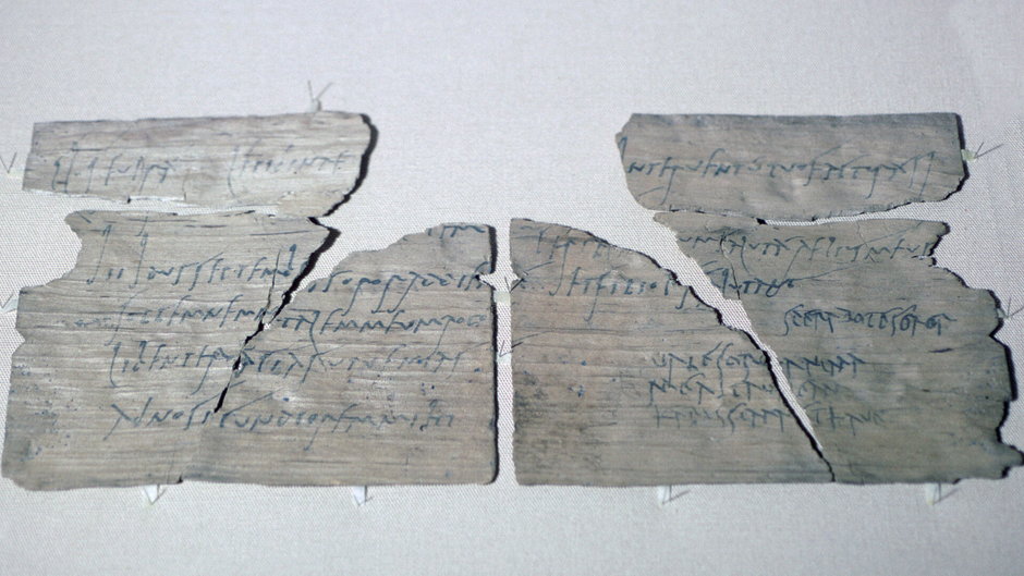 Rzymska drewniana tabliczka, I-II wiek n.e.