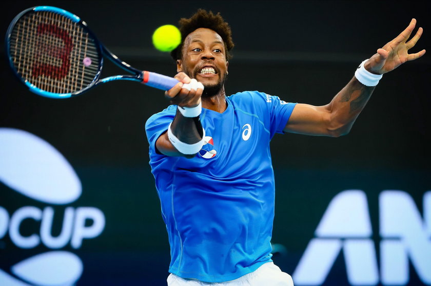 Gael Monfils  gra w Australian Open z kontuzją