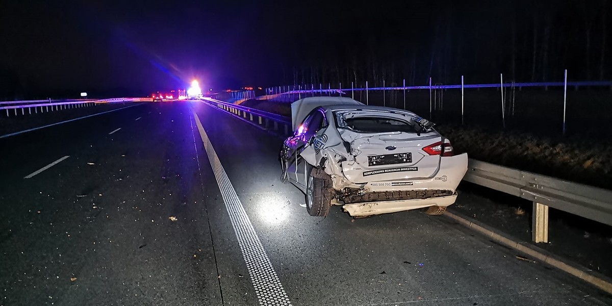 Mazowieckie. Wypadek z udziałem obywateli Ukrainy. 