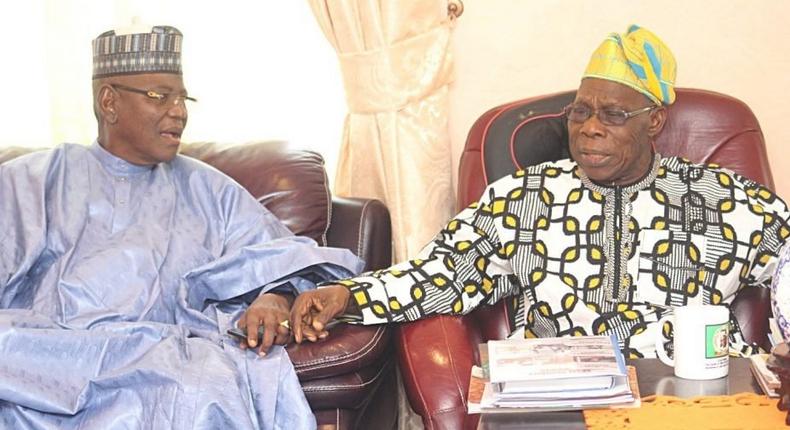  Former governor of Jigawa State, Sule Lamido and former President, Olusegun Obasanjo (Punch)