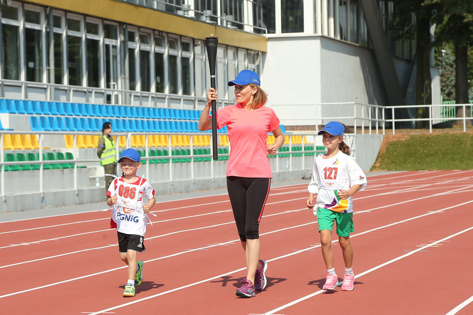 Małgorzata Foremniak na ceremonii otwarcia "Onko-Olimpiada 2016"