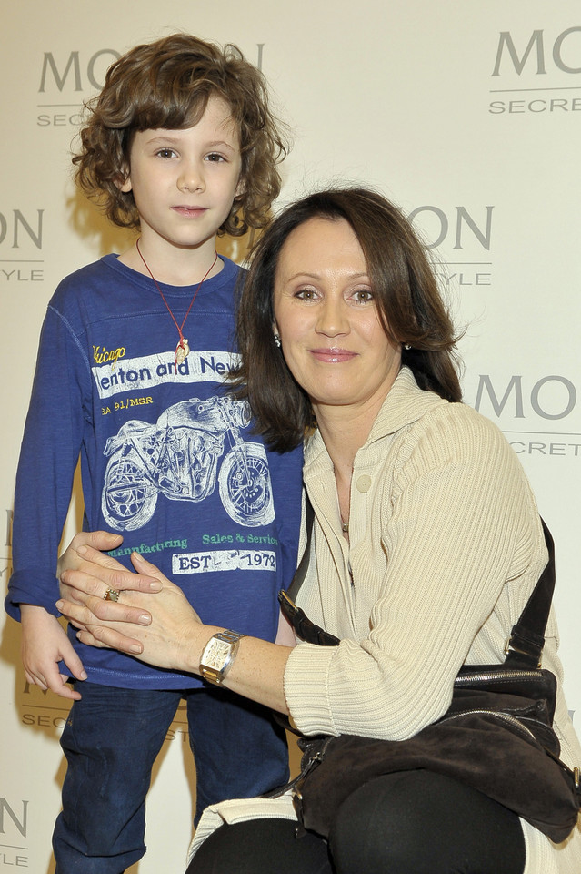 Anna Nowak-Ibis z synem Vincentem / fot. AKPA