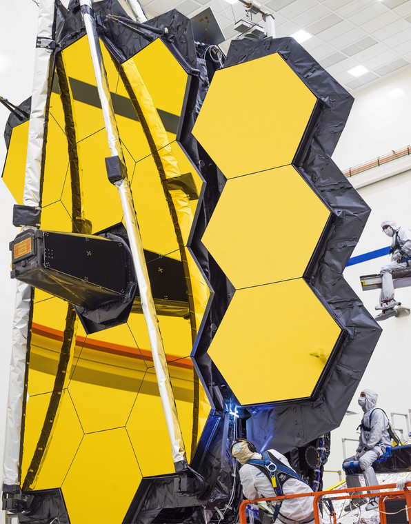 Espejo del telescopio espacial James Webb 