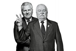 Kwaśniewski i Wałęsa