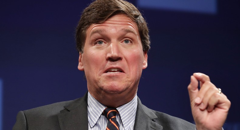 Fox News host Tucker Carlson discusses 'Populism and the Right' during the National Review Institute's Ideas Summit at the Mandarin Oriental Hotel March 29, 2019 in Washington, DC.