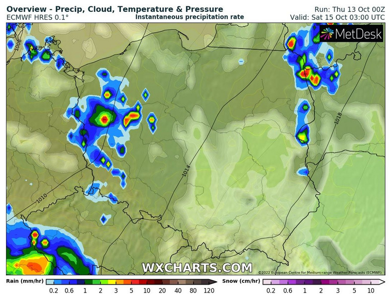 Noc przyniesie wkroczenie następnego frontu