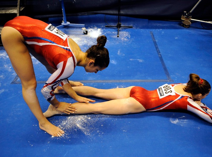 Alexandra Raisman i Kayla Mc Maroney