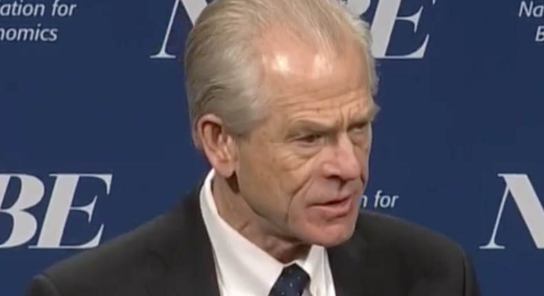 Peter Navarro, the head of the White House National Trade Council.