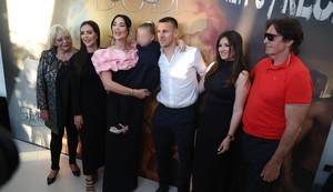 Katarina Grujić sa porodicom