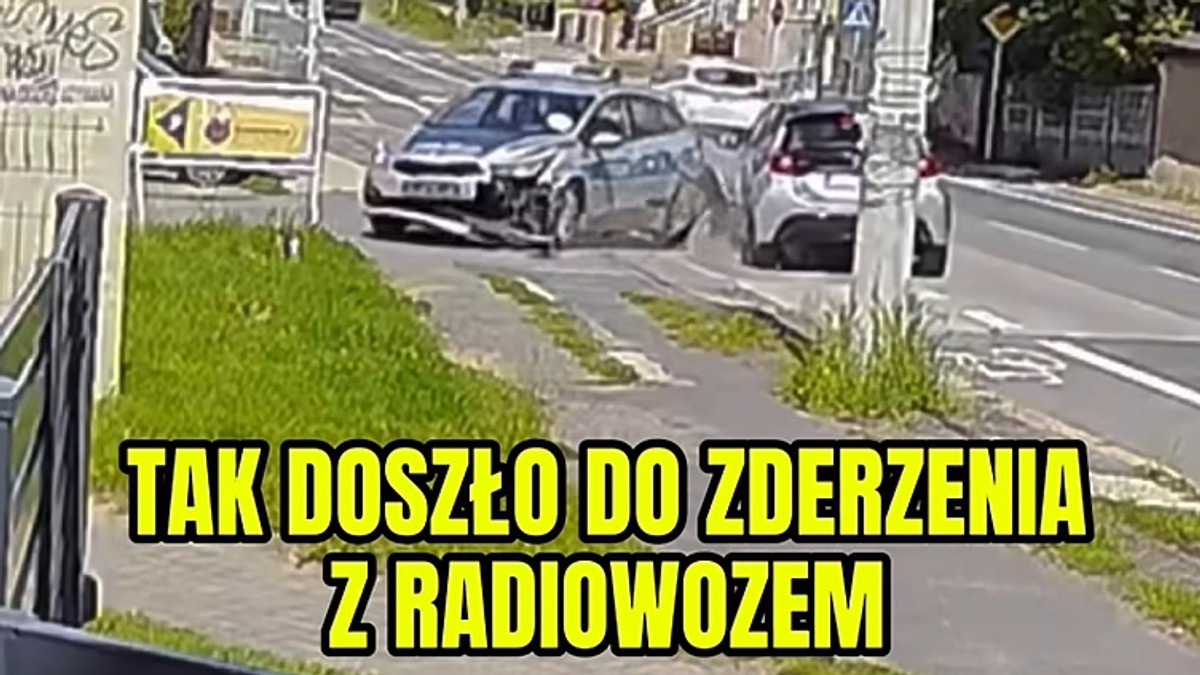 The 70-year-old in Toyota collided with a police car