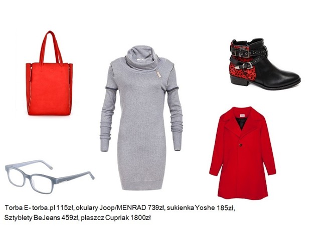 Z czym nosić szare ubrania jesienią 2014?