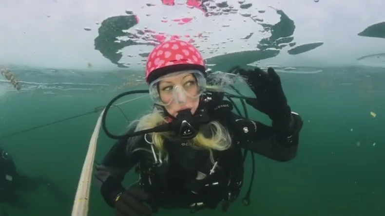 Ada Ciganlija pod ledom