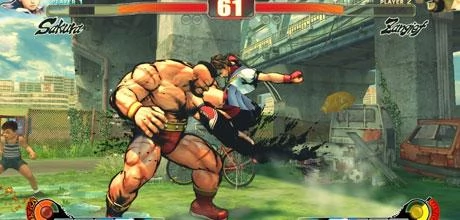 Screen z gry "Street Fighter IV"