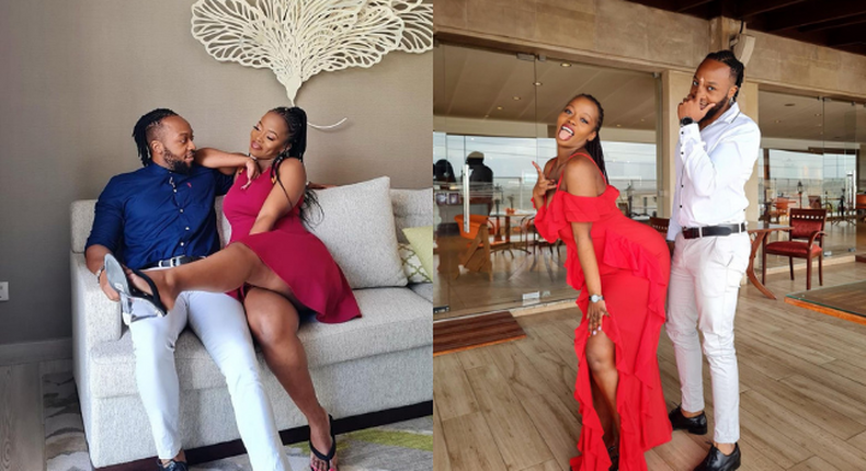 Frankie Just GymIt Proposes to Baby Mama Corazon Kwamboka in Zanzibar (Photo)