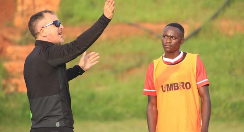 Uganda Cranes in training session for Algeria clash