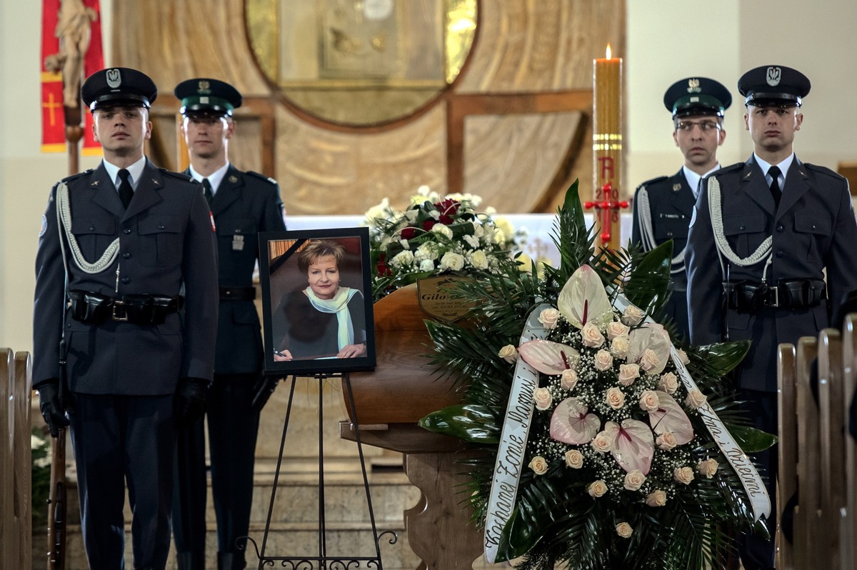 Uroczystości pogrzebowe prof. Zyty Gilowskiej.
