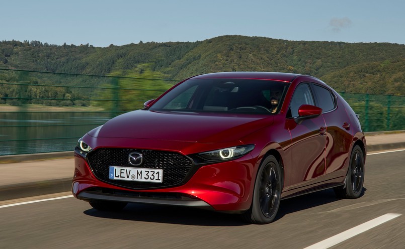 Mazda 3 w kolorze Soul Red