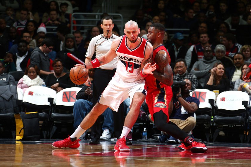 Marcin Gortat zorganizował kolejną polską noc w NBA. Przemawiał prezydent Andrzej Duda