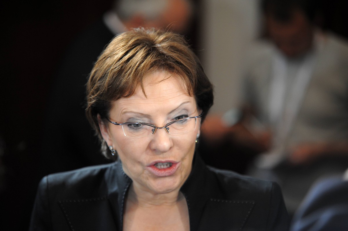 Minister zdrowia Ewa Kopacz otwiera listę wyborczą PO w okręgu 17, w województwie mazowieckim.