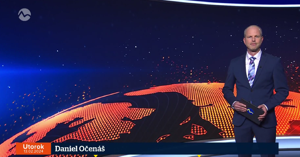 Moderátor Daniel Očenáš.
