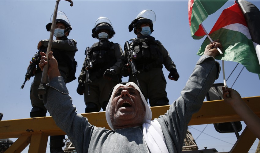 Protest u Salfitu u Palestini